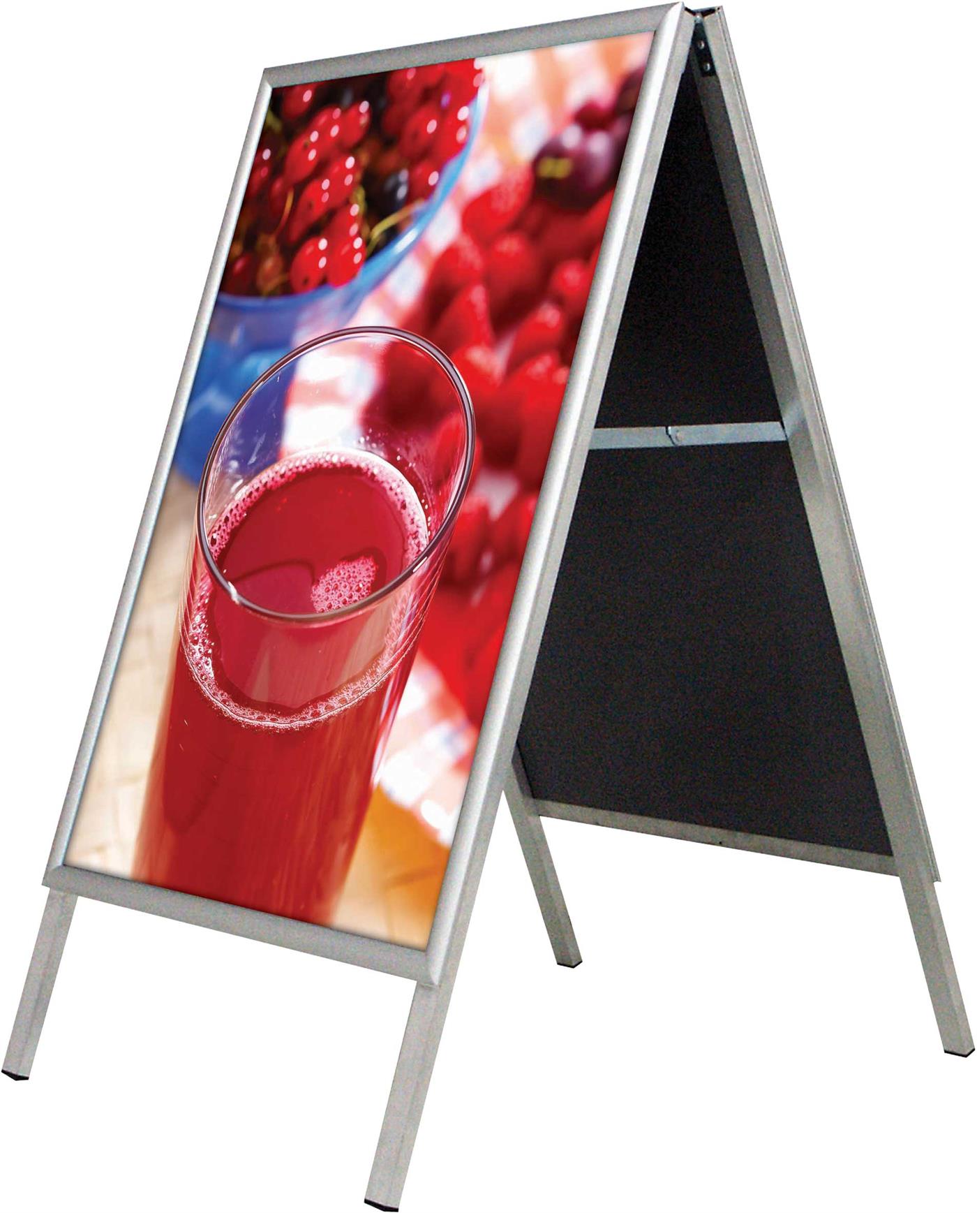 9413171  326165 Plakatstativ Snap 25 mm,70 x 100 cm,alu 